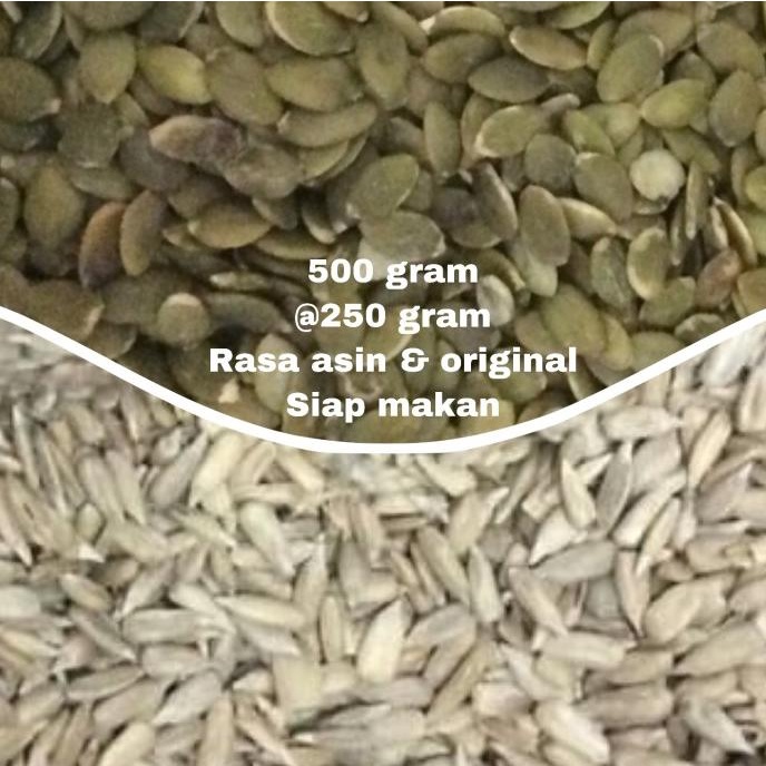 

Kwaci biji labu 250g,kwaci biji matari 250 gram = 500 gram siap makan