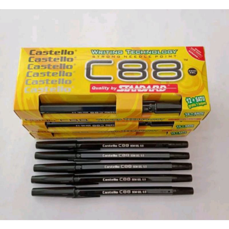 

Pulpen STANDARD C88 12+1/Bolpoin Anti Macet/Pulpen Promo Murah