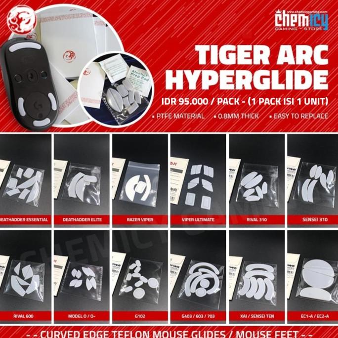 Tiger Arc Gaming Mouse Feet Hyperglide / Hyperglides Termurah