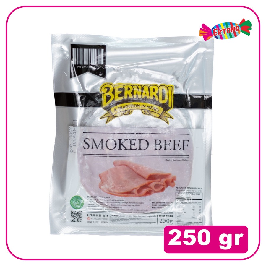 

BERNARDI SMOKED BEEF 250GR ( Bulat )