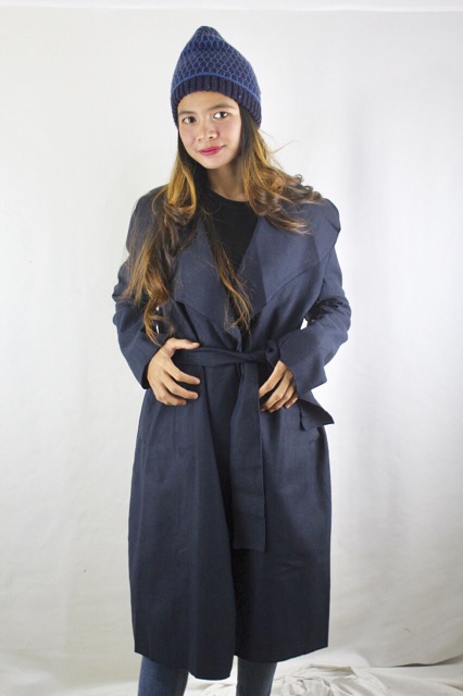 IMPORT MOLLAD Coat Wool Long Mantel Coat Wool Polyester Winter Musim Dingin