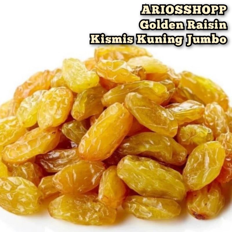 

Golden Raisin /Kismis Kuning Besar Manis 1kg