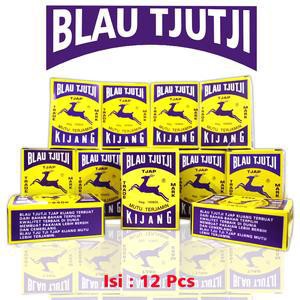 Blau Cuci Cap Kijang Asli Original 1 Pak = 12 Kotak (Harga Per Pack)