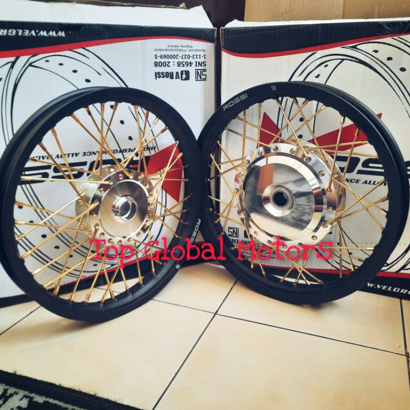 Velg Velk Rossi Paketan Scoppy Beat Vario110 uk 140x160 Ring 14 Sepasang