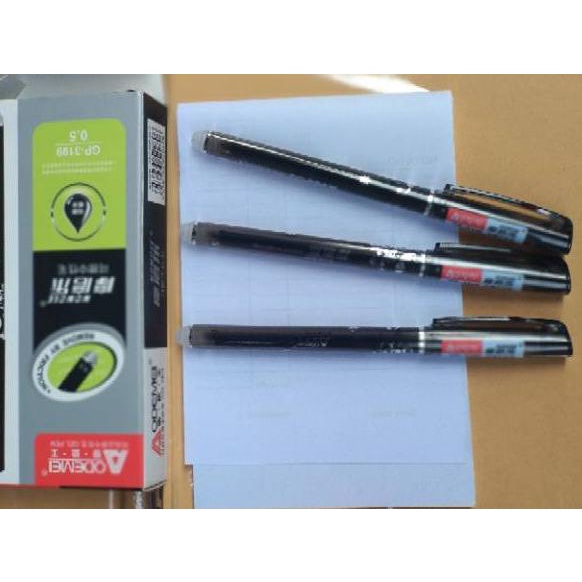 

㊣ Pulpen gel yang bisa di hapus 0.5mm Aodemei gp3199. isi 12 pcs .....