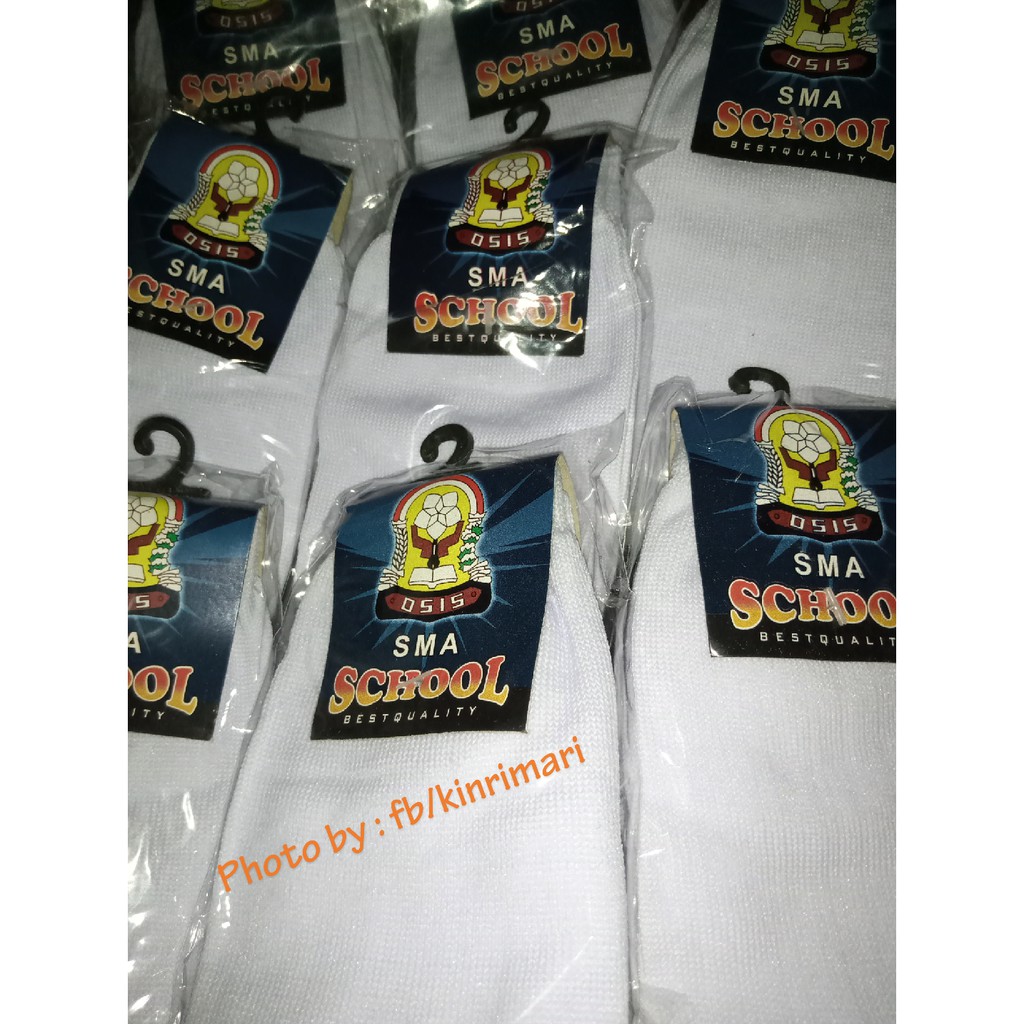 1 Lusin Kaos Kaki Sekolah ukuran SMA Shopee Indonesia 1 Lusin Kaos Kaki Sekolah ukuran SMA Shopee Indonesia