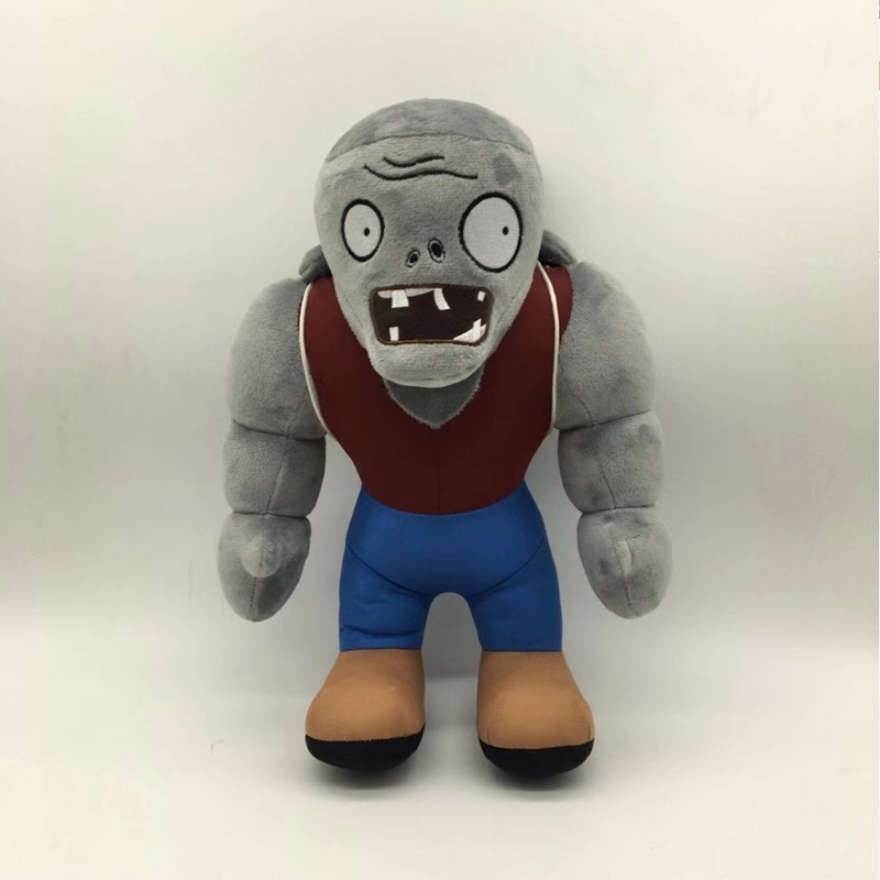 30cm Cartoon Plant VS Gargantuar Zombie Plush Toys PVZ Gargantuar Plush Soft Stuffed Toys Doll Gifts For Kids Children