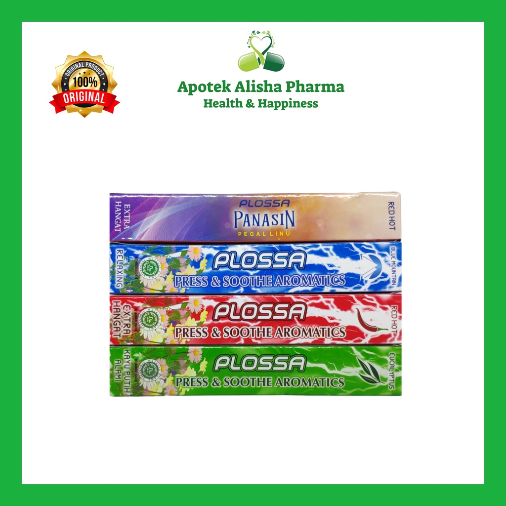 PLOSSA PRESS &amp; SOOTHE AROMATICS-Plossa Roll On Arometherapi/Plossa Minyak Aromaterapi/Plosa Minyak Gosok Rol On