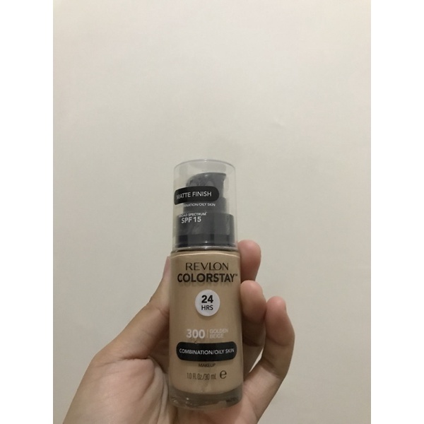 Preloved Revlon Foundation Colorstay 300 Golden Beige (Matte Finish)