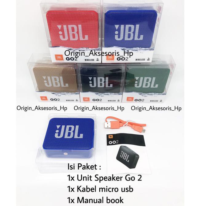 YJ7I JBL SPEAKER GO 2 SPEAKER BLUETOOTH JBL GO 2 MINI J5UB