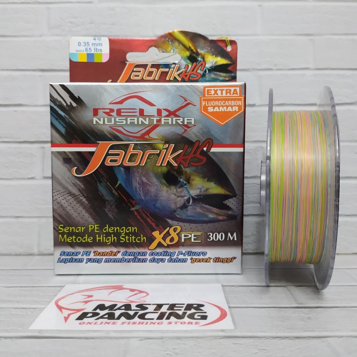 Senar Pe Relix Nusantara Jabrik HS X8 Pe 4 - 300m