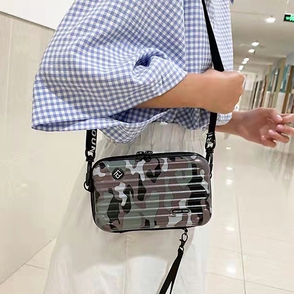 [ READY ] Tas Selempang Koper Mini Wanita Forever Young Selempang/Mini Koper/Tas Wanita Import sling bag wanita tas mini selempang tas make up tas wanita import tas wanita kekinian tas wanita terbaru tas mini