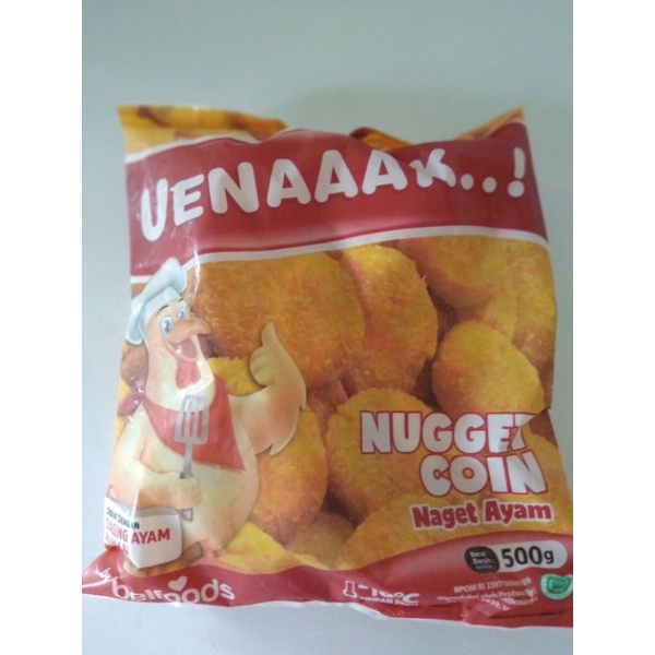 

belfoods ueenaak chicken nugget coin 500gr