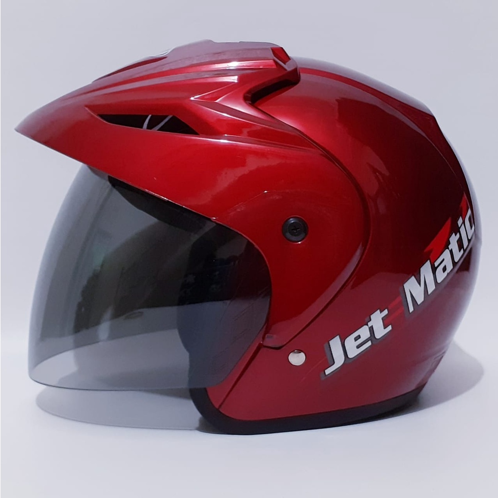 HELM SNI STANDAR ukuran medium visor single helm dewasa COCOK UNTUK CEWEK COWOK HELM BAGUS DAN NYAMAN