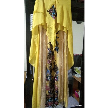 Gamis pesta premium Ld 120 pj 140