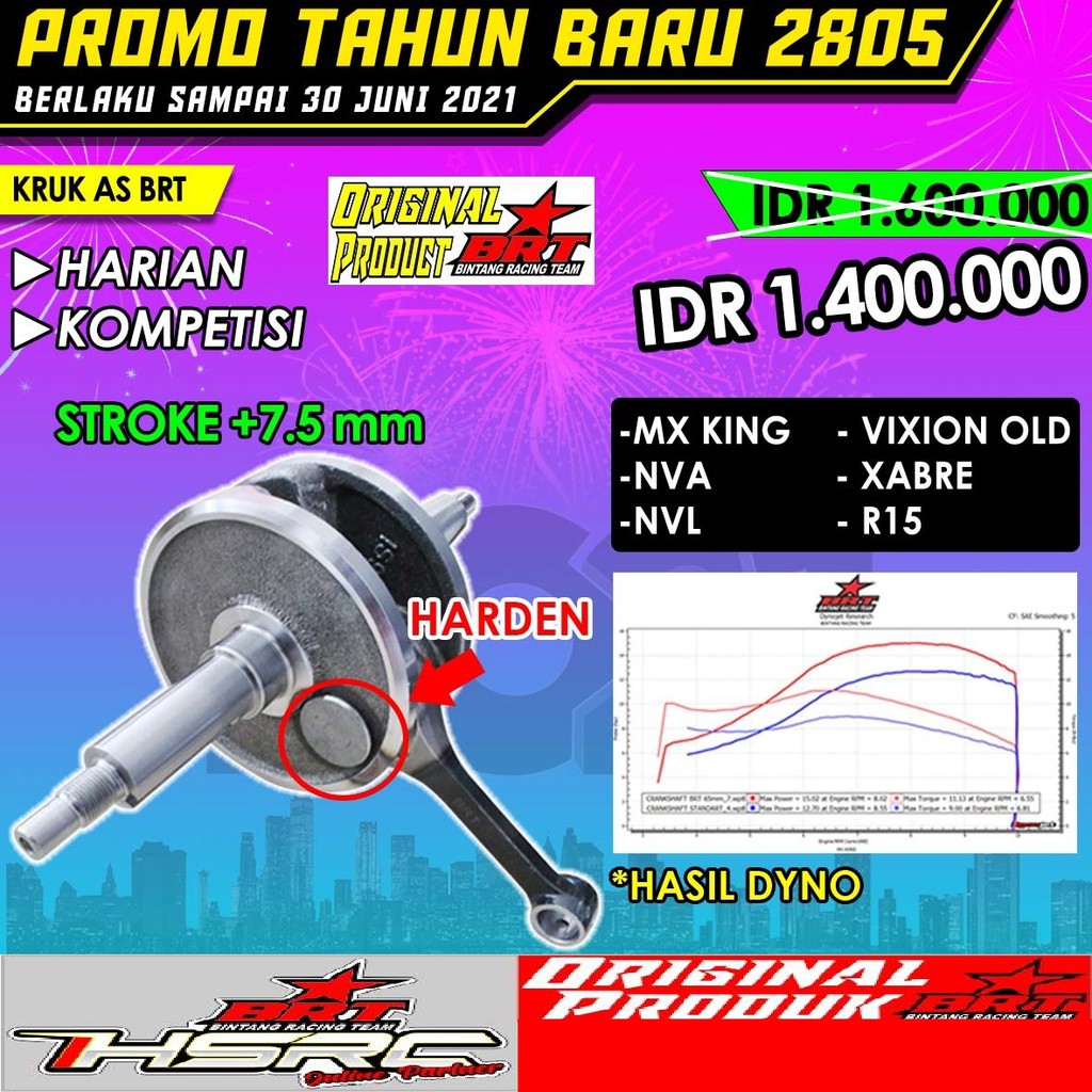 Kruk As Racing BRT MX KING 150 As Kruk NVL VIXION OLD XABRE R15 Bandul NVA Racing Stroke