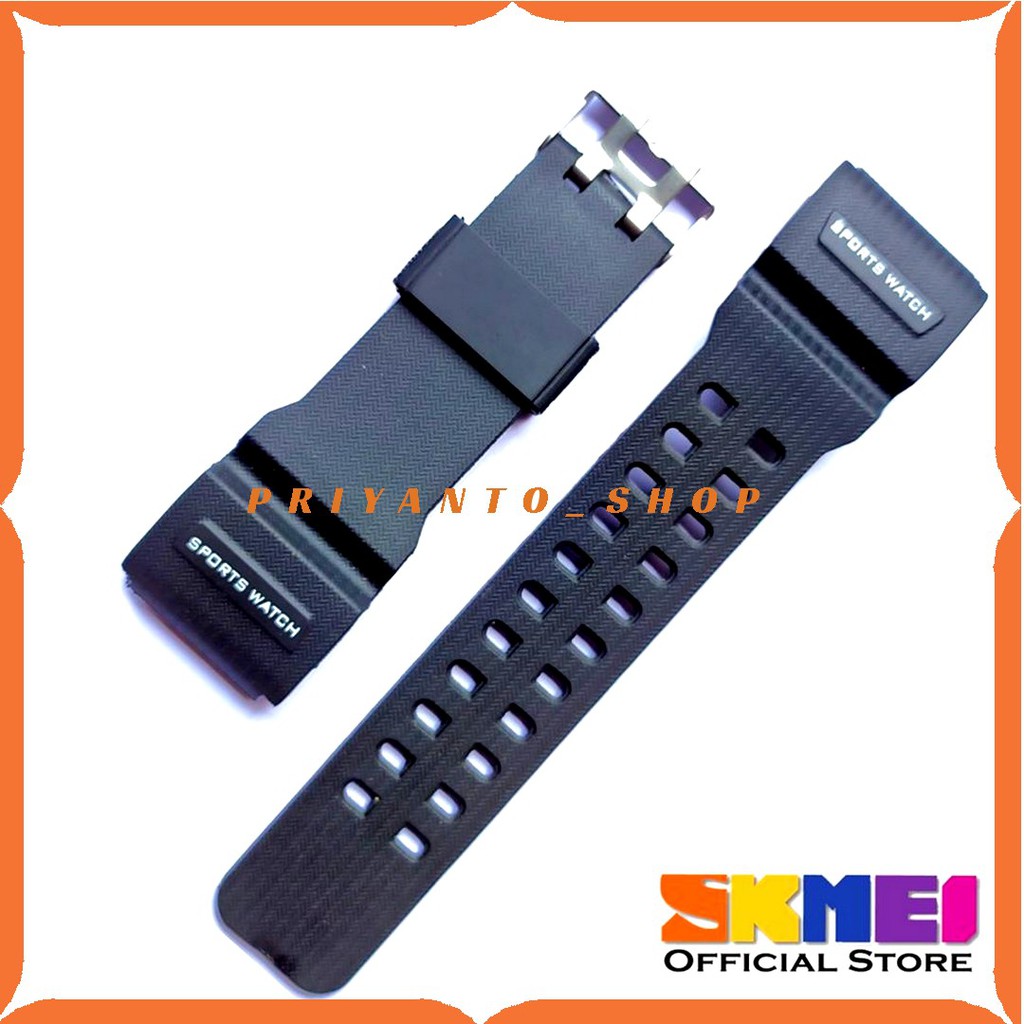 Strap tali jam tangan Skmei 1227 SKMEI 1227 Original Oem Hitam