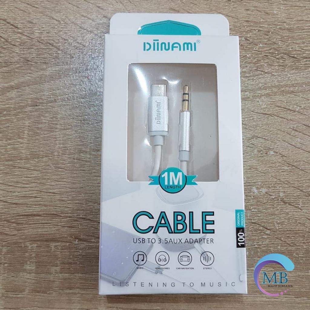 DIINAMI kabel iphone Lightning to aux 3.5mm   ,Type C To Jack 3.5MM Premium Nylon kabel Audio MB4820