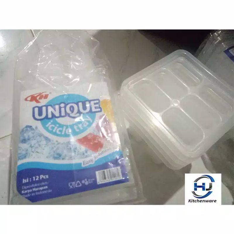 CETAKAN JELLY UNIQUE PLASTIK 6 SEKAT