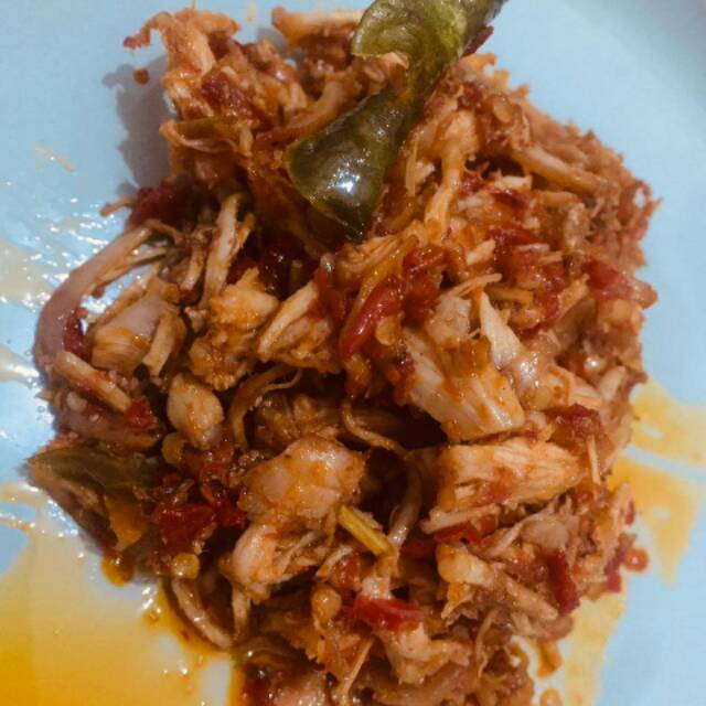 

Sambel ayam suwir balado