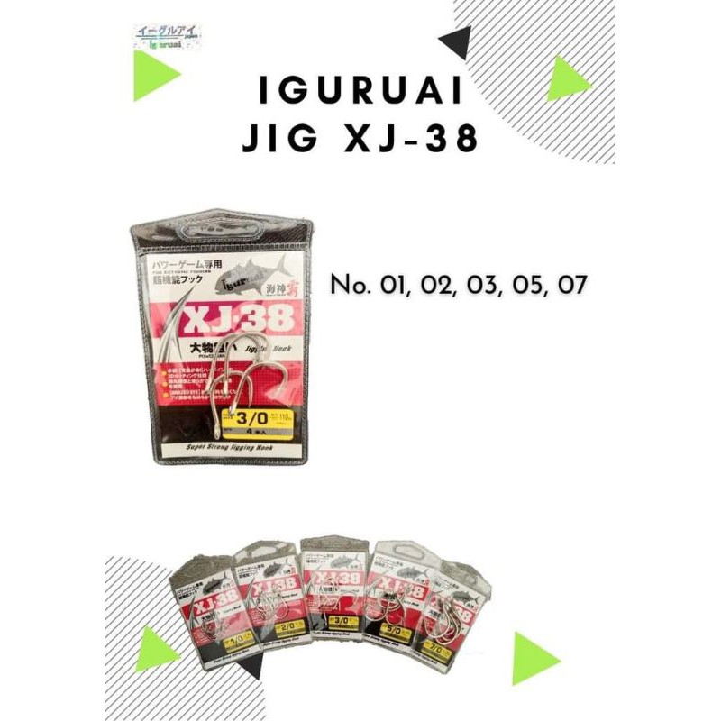 JIGGING HOOK IGURUAI JIG XJ-38