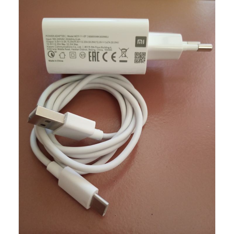 charger xiaomi note 9