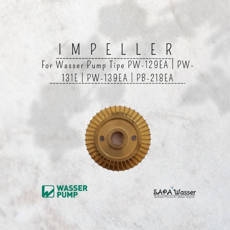 Impeller for Pompa Sumur Dangkal Wasser PW-129EA | PW-131E | PW-139EA | PB-218EA