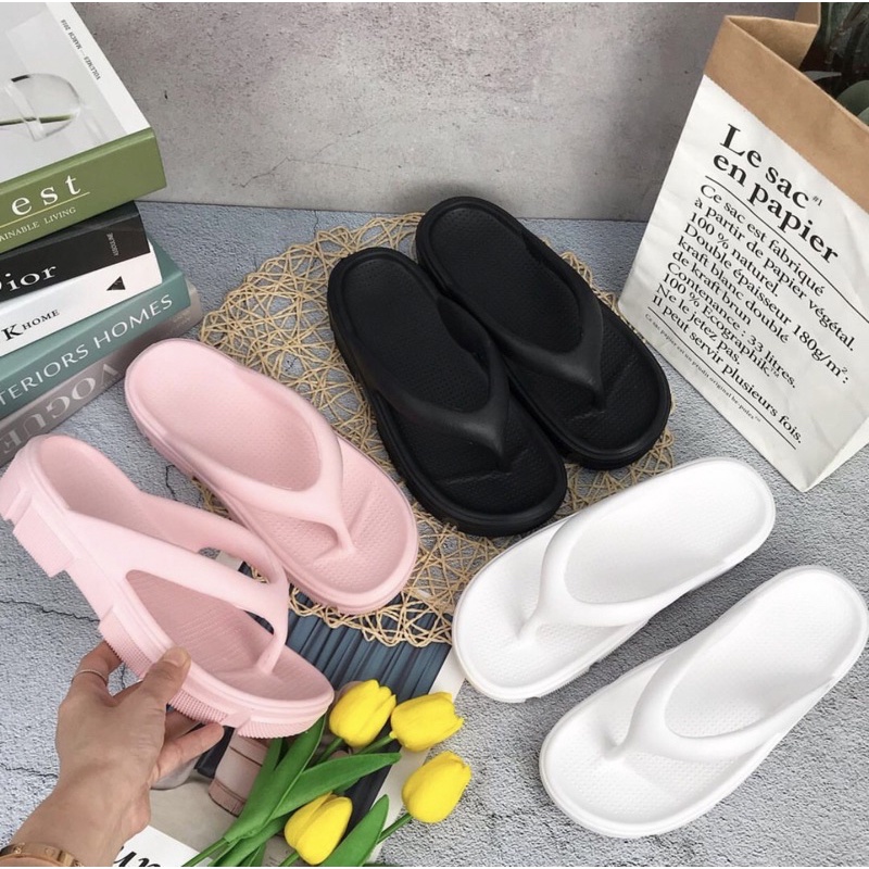 Wedges 8009 sendal wanita import realpict