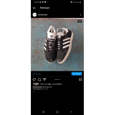 ADIDAS GAZZELE BLACK WHITE SECOND