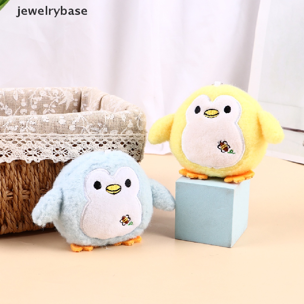 (jewelrybase) Gantungan Kunci Boneka Penguin Bahan Plush Ukuran 9cm