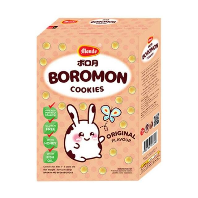 Boromon Cookies 120 gram / monde / Biskuit Bayi / Monde Boromon / Cemilan Bayi