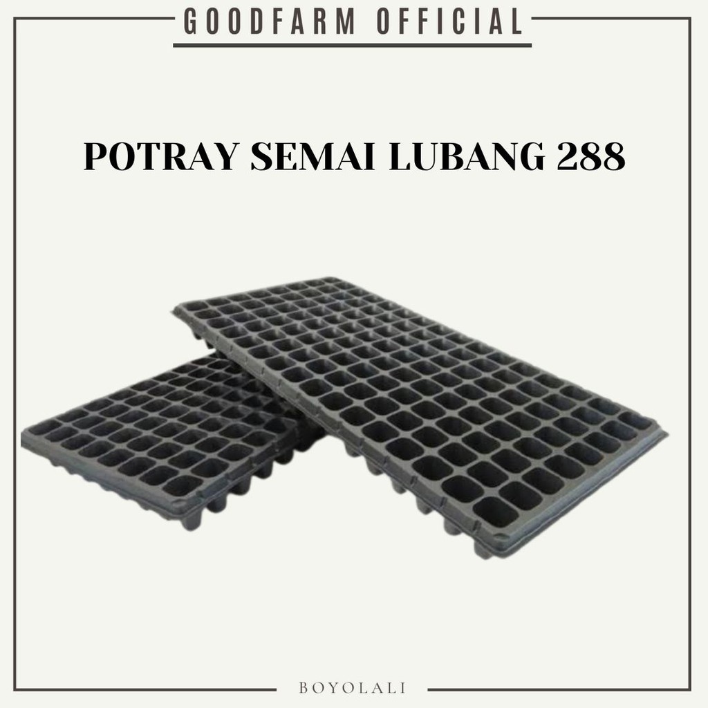 POTRAY SEMAI 288 LUBANG / SEMAI HIDROPONIK / ALAT SEMAI