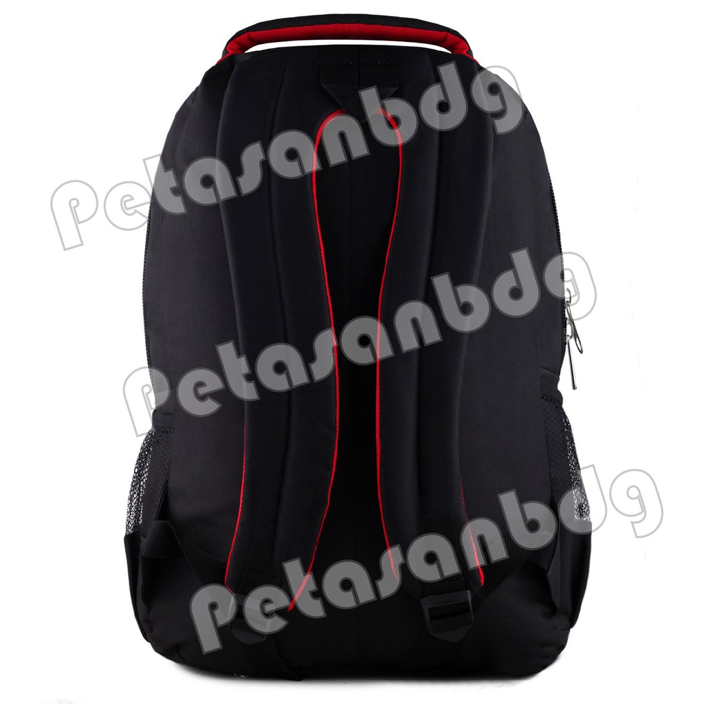 Tas Ransel Pria Polo USA STANDARD -  Black Phanter Laptop Backpack + FREE Raincover