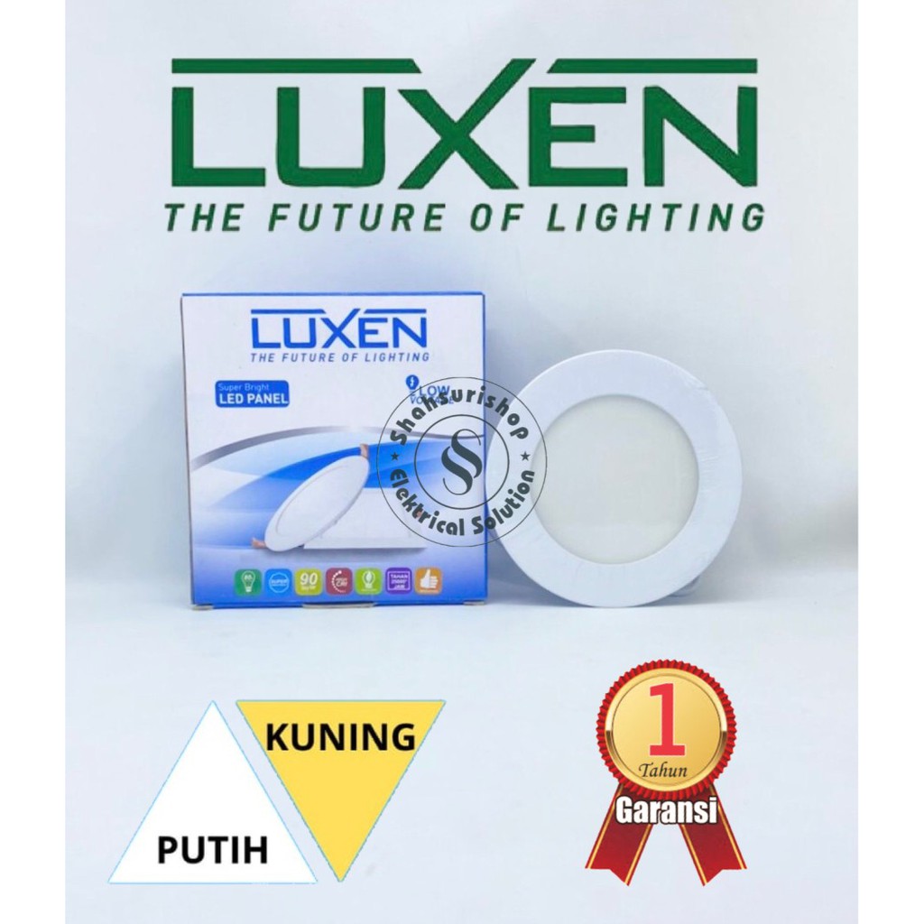 LAMPU DOWNLIGHT LED PANEL INBOW 6W 6 W WATT LUXEN BULAT BERGARANSI