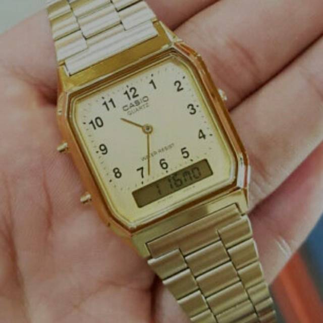 CASIO AQ - 230 GA - 9BMQ / AQ230GA Jam Tangan / Watch 100% ORIGINAL