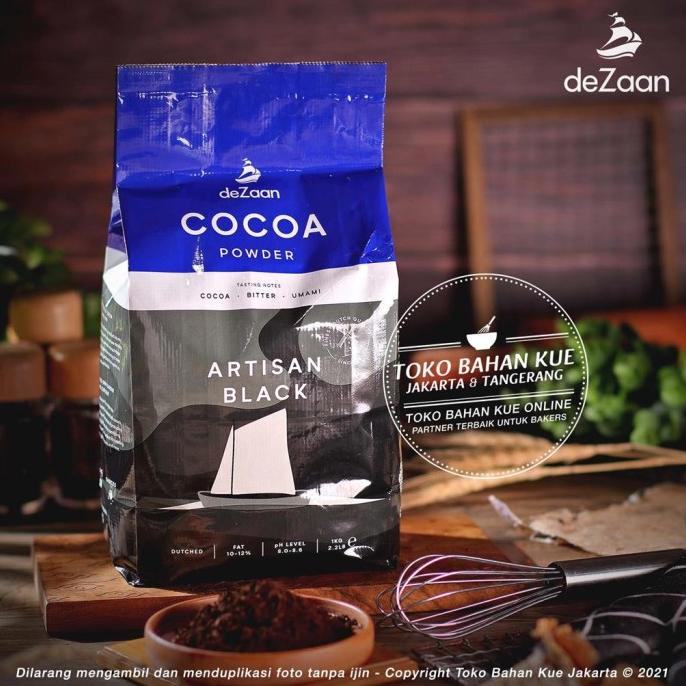 

DeZaan - Pure CocoaPowder Artisan Black 1kg Coklat Bubuk Hitam ---NEW---