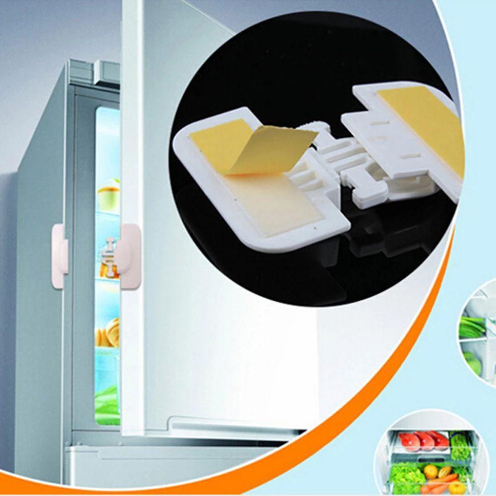 Lanfy Kids Safety Lock Anak ABS Kulkas Freezer Pintu Kulkas Rumah Anti Jepit Tangan