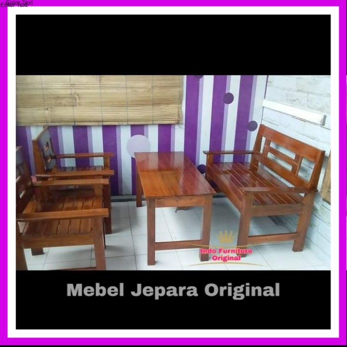 Meja&Kursi Tamu, Kursi Ruangan Kayu Bengkirai Kalimantan Murah Original