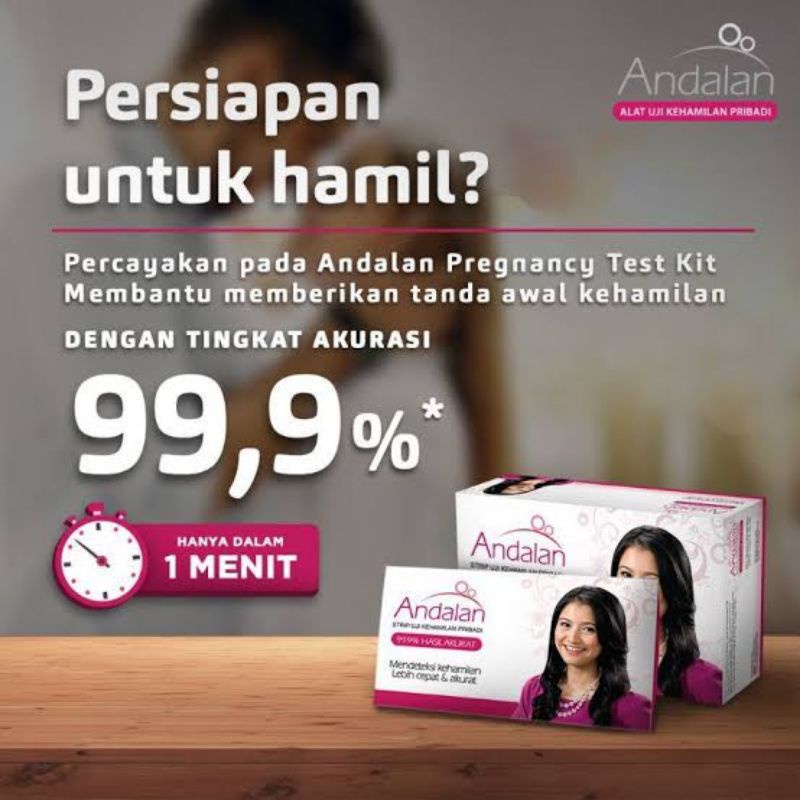 Alat tes kehamilan Andalan / Tespek Andalan / HCG / Tes kehamilan