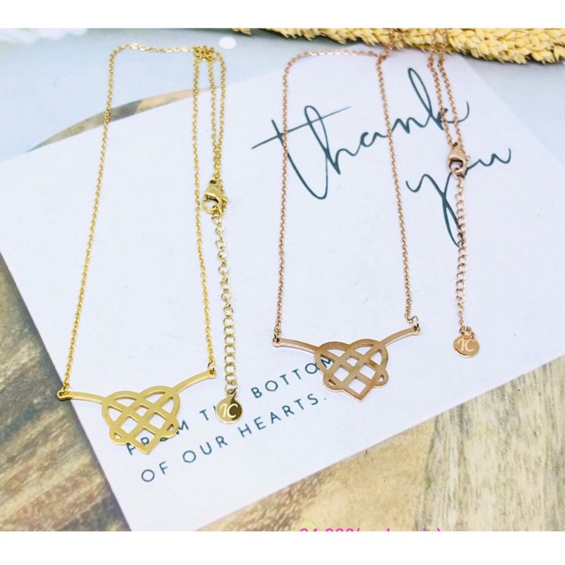 Kalung Titanium lapis mas