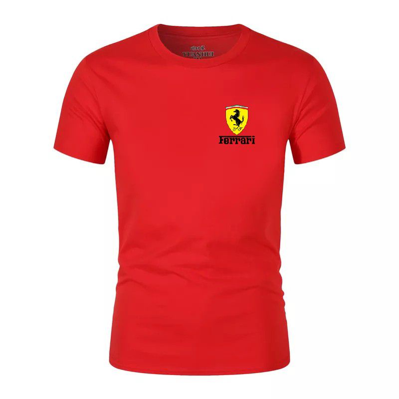 Hokyshop92 Kaos Pria Distro Ferrari Lengan Pendek Baju Oblong Pakaian Lelaki Dewasa Tshirt Cod