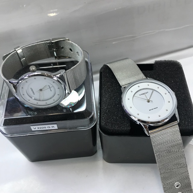 JAM TANGAN COUPLE VINERGY RANTAI PASIR