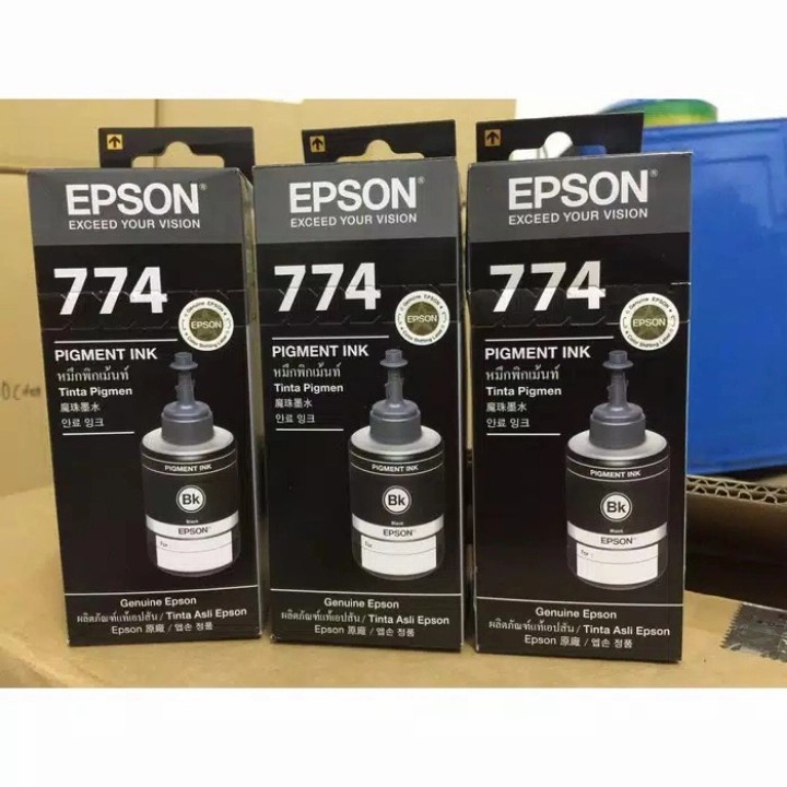 TINTA EPSON BLACK PIGMENT INK 774/T774 ORIGINAL