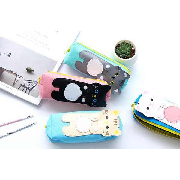 

Kotak pensil kucing lucu dompet kosmetik import