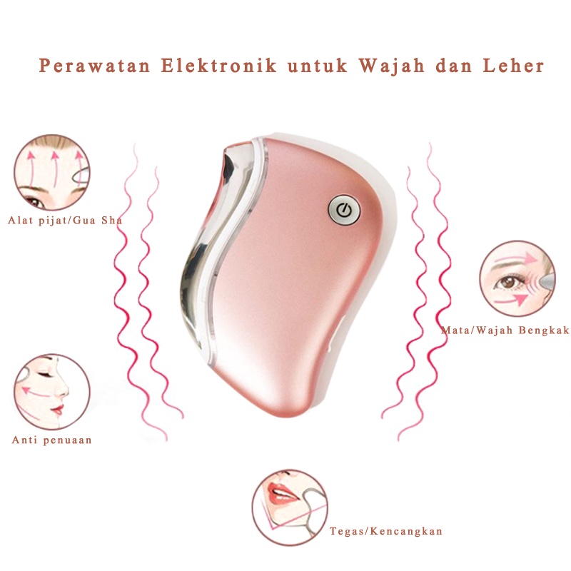 Guasha Beauty Machine Face & Body Rejuvenation Massager Wajah Pemijat Perawatan Kulit Anti Anging Facial Massage-5