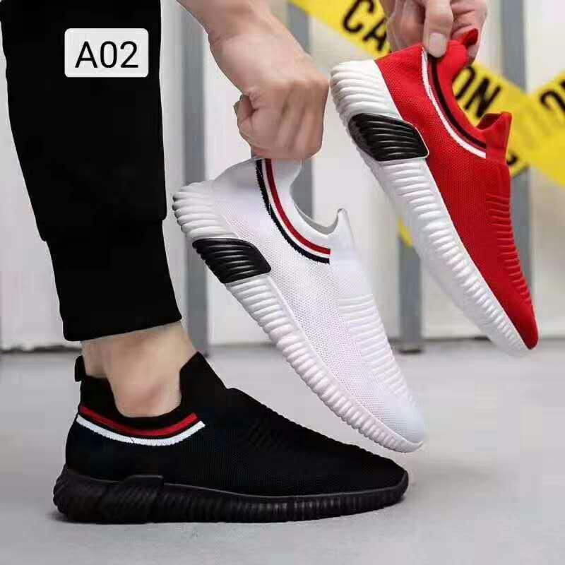Sepatu Sneakers Pria Wanita Terbaru a 02 Brand Gstor Sepatu Casual Kets Lari Runing sekolah Kuliah W