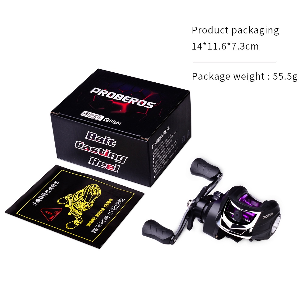 Reel Pancing Baitcasting 12bb Max Drag 7.2: 1 10kg Untuk Outdoor