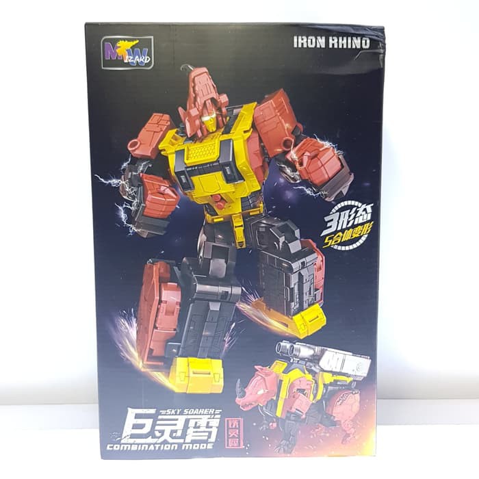 Jual Murah Iron Rhino War Eagle Weijiang aka Headstrong Predaking POTP Combiner