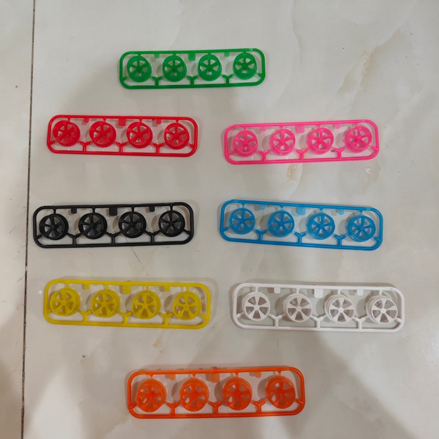 Velg medium 5 spoke rep tamiya / velg M plastik