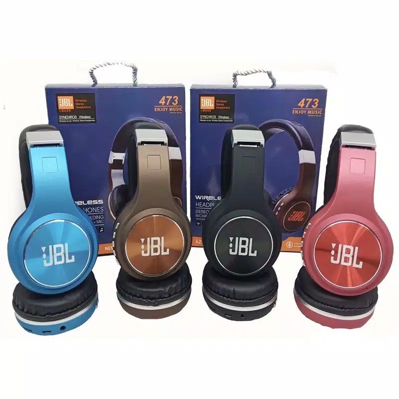 Headphone Headset Wireless Bluetooth DJ Bando JBL P-47 - sedia headset jbl ori original super bass t